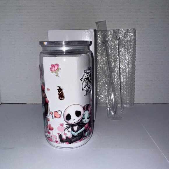 Halloween Love Dolls 16 Oz Plastic Cup, With Love hearts - Picture 6 of 11
